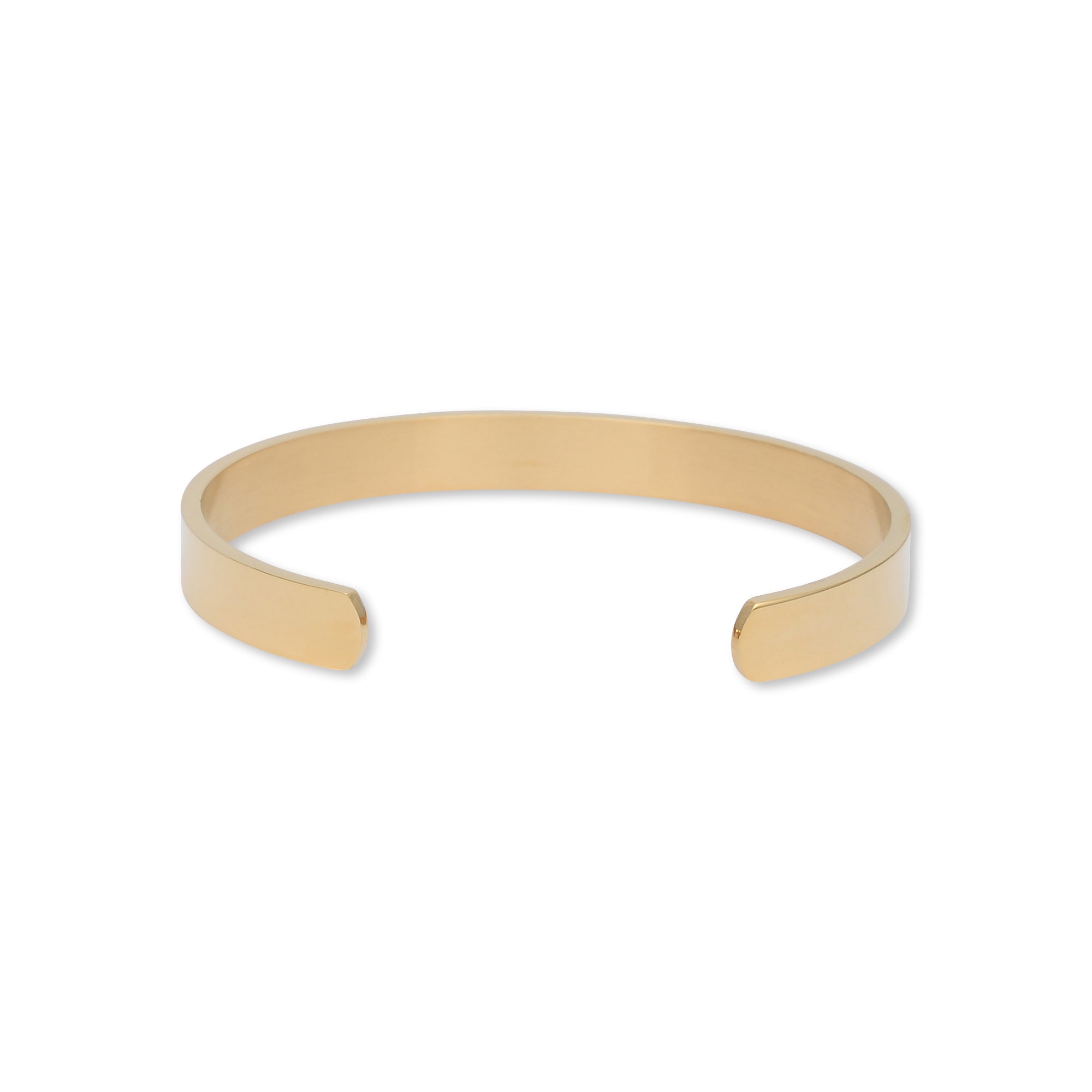 Gold Stainless Steel Cuff Bangle