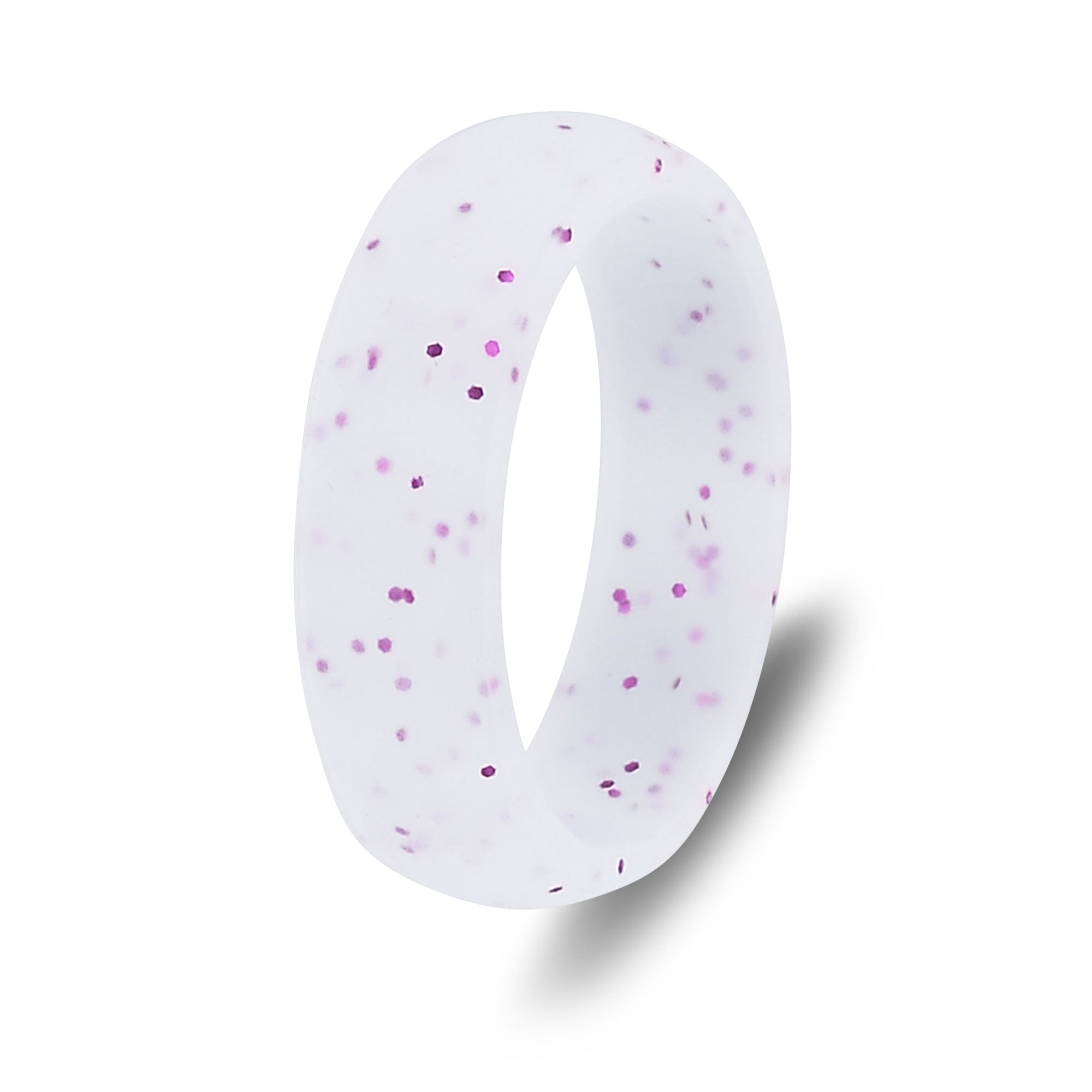 The Snowy Sequin - Silicone Ring
