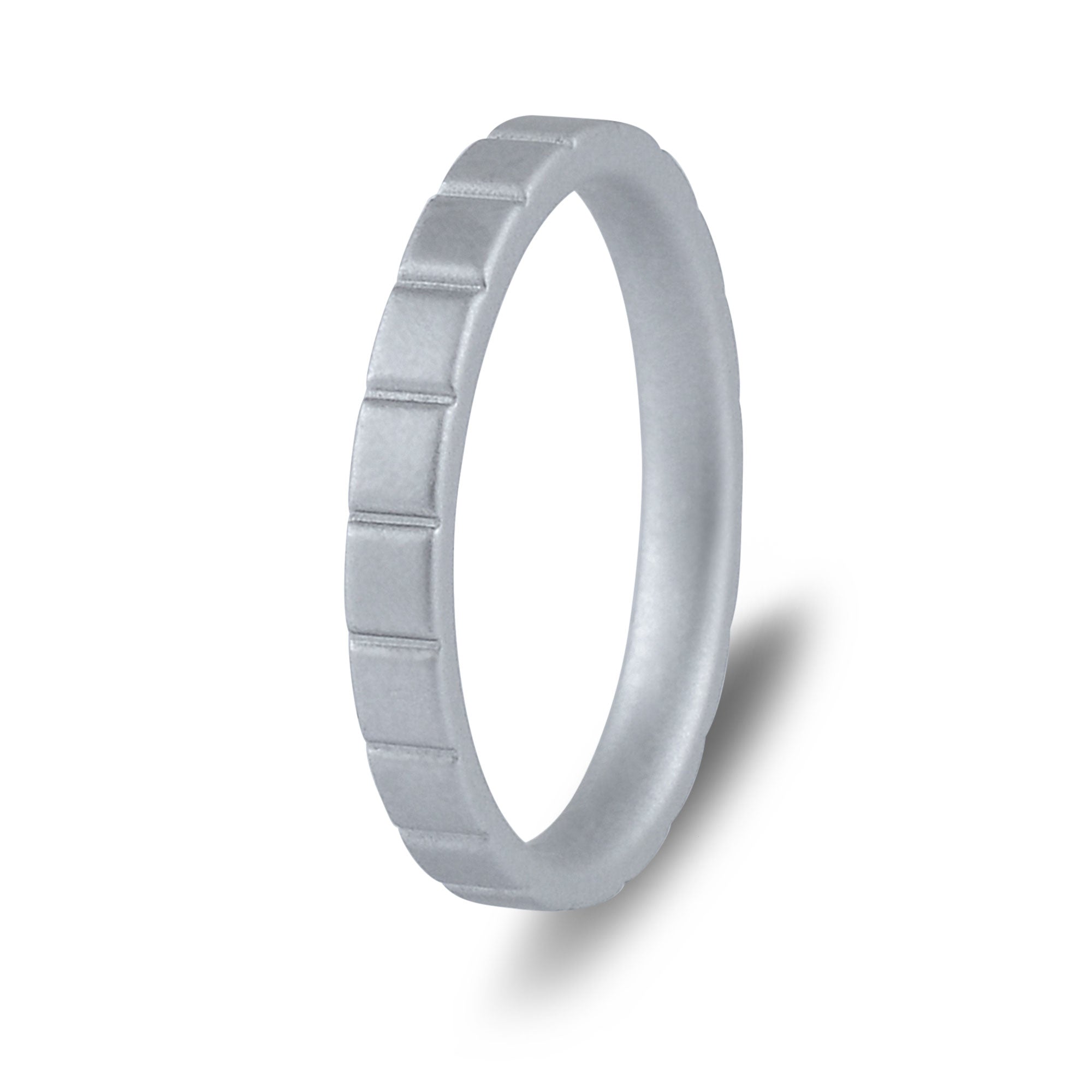 The Silver Shimmer - Silicone Ring