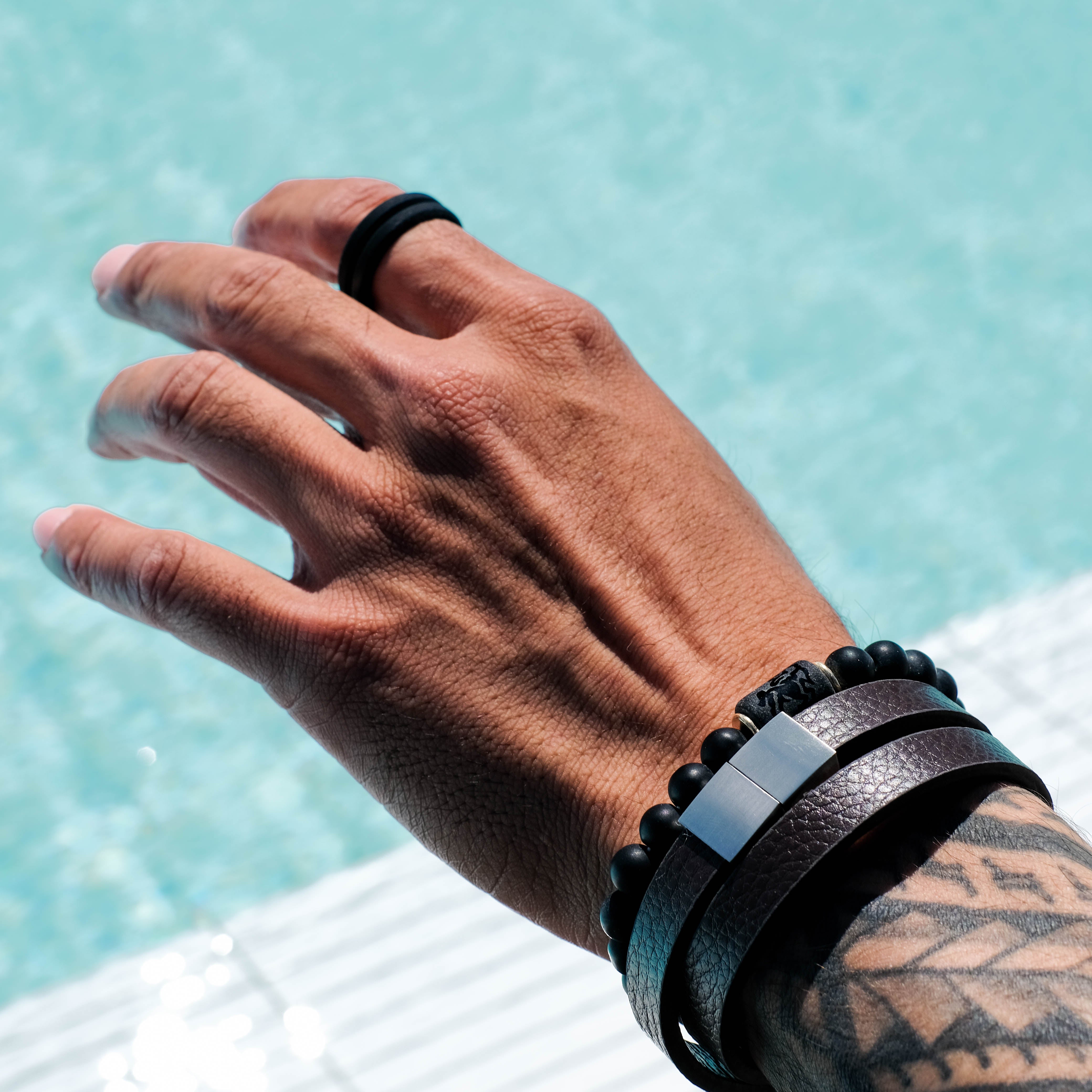 The Royal Black - Silicone Ring