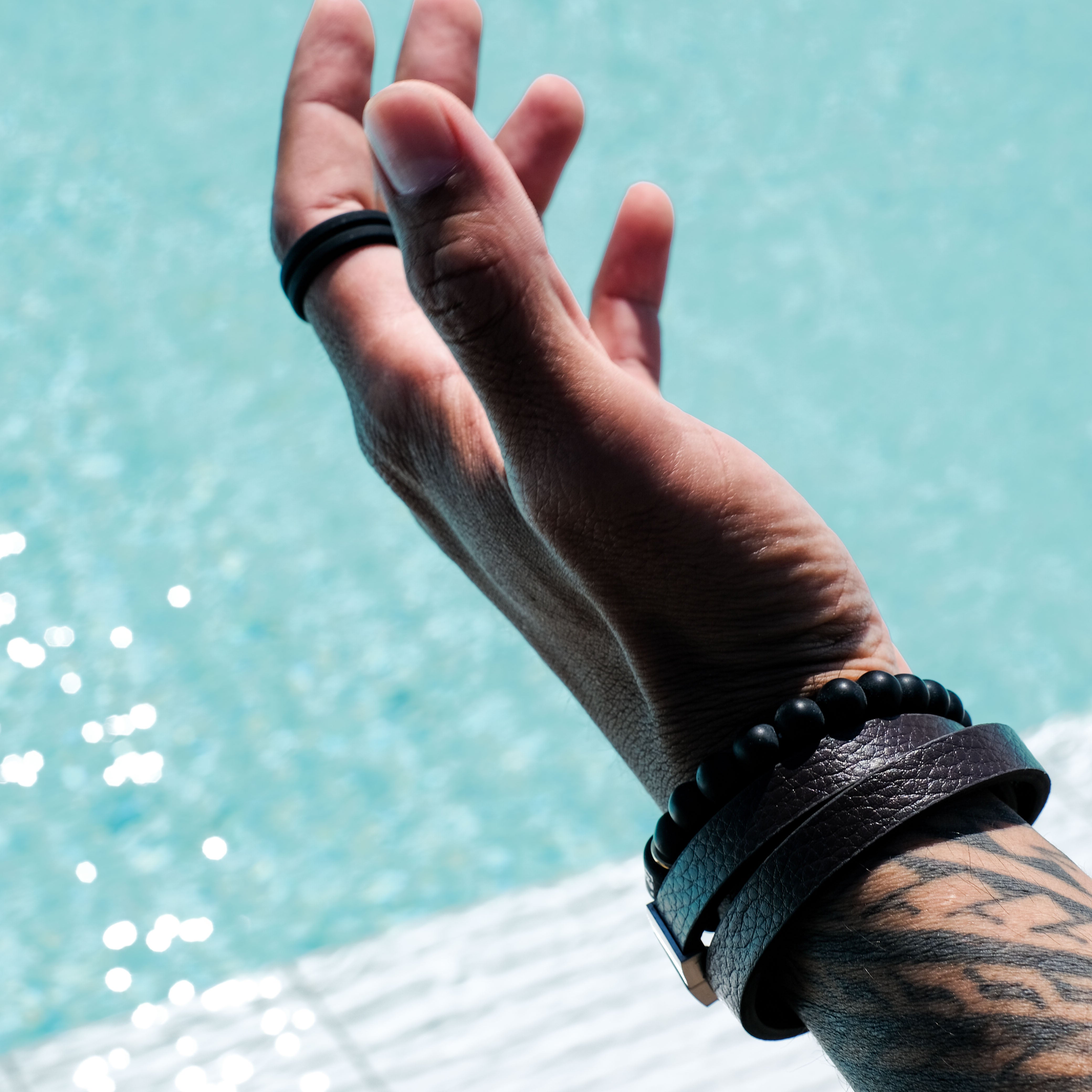 The Royal Black - Silicone Ring