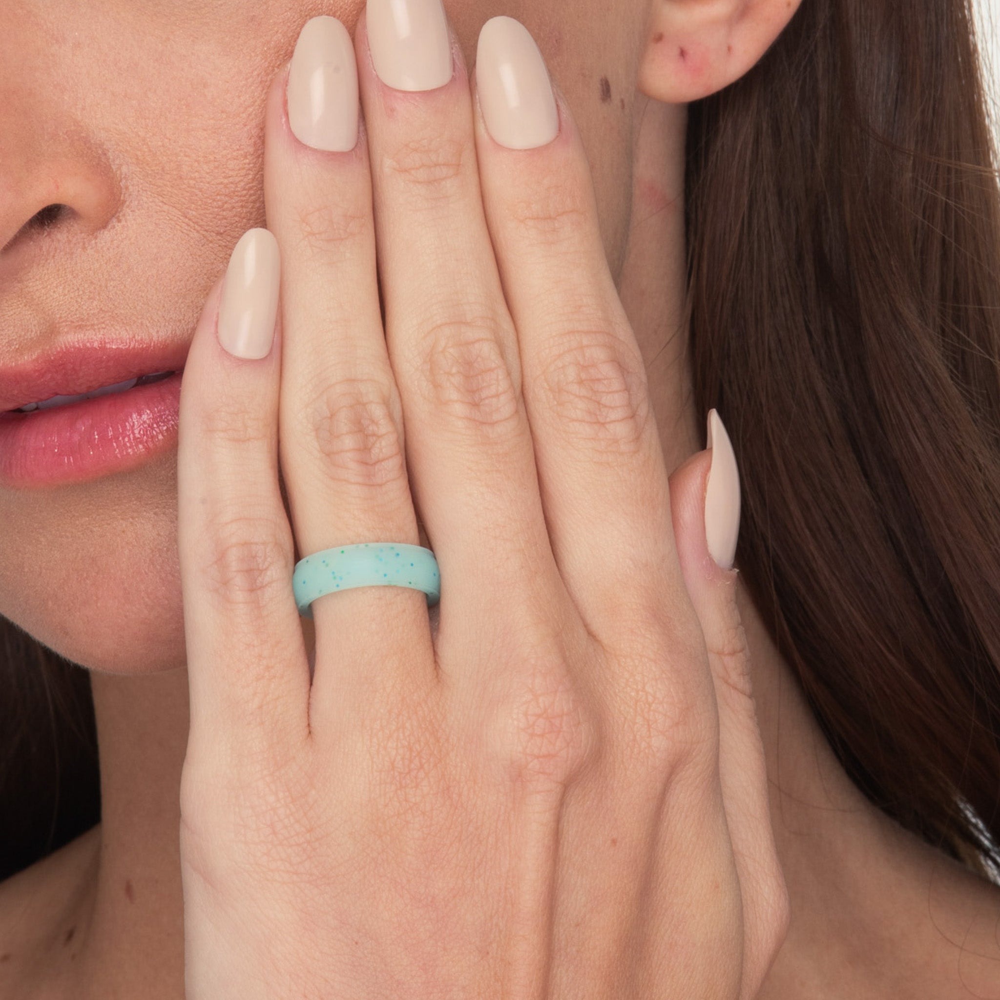 The Teal Lagoon - Silicone Ring